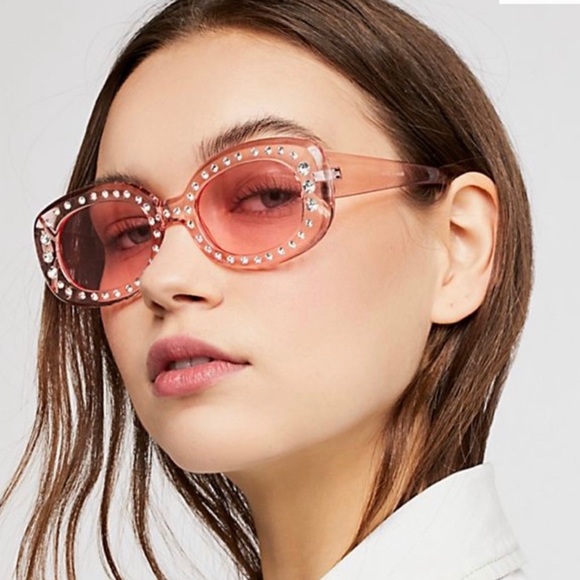 Free People Accessories - Free People Embellished Retro Sunglasses NEW